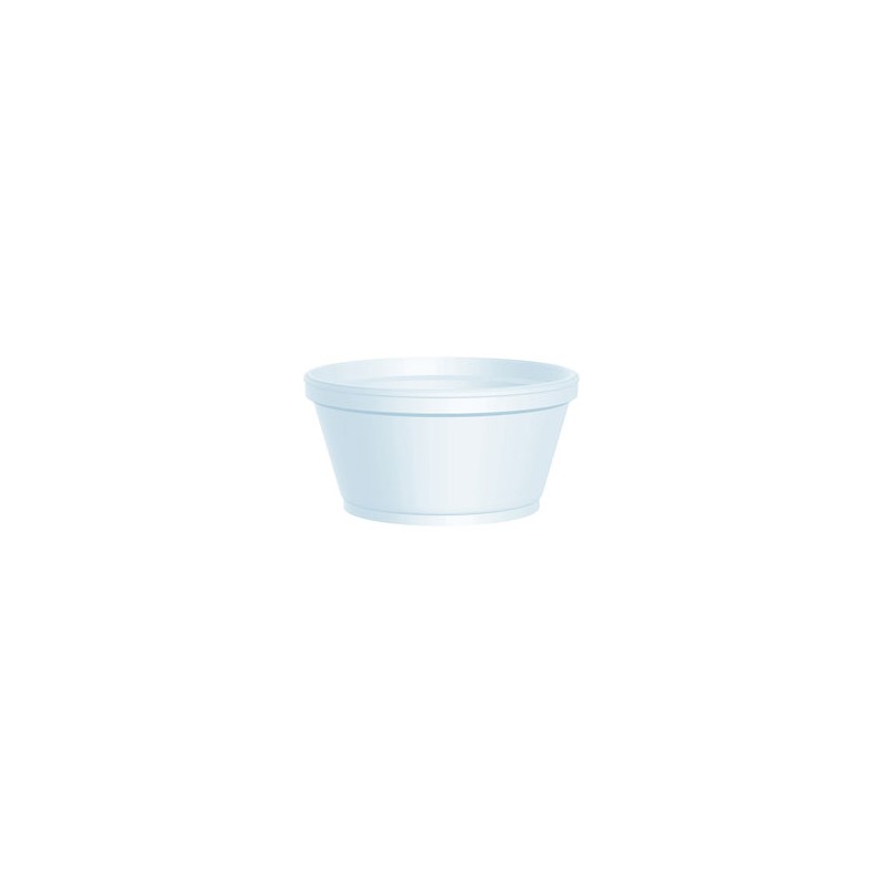 Containers-Food-Foam-Squat-8 ounce-50ct