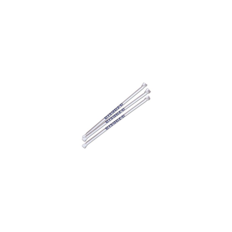 Straw - Jumbo - Wrapped - White/Red - 7-3/4 inch