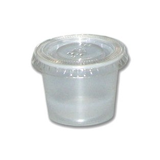 Lid - 1oz Souffle - Plastic - 100pk