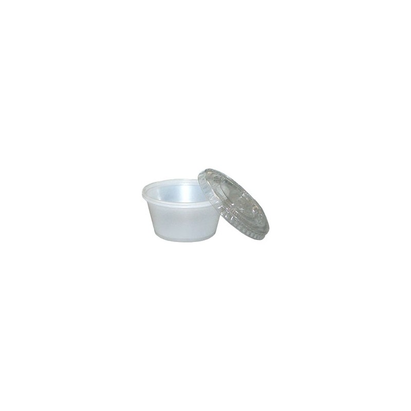 Lid - 4oz Souffle - Plastic - 100pk