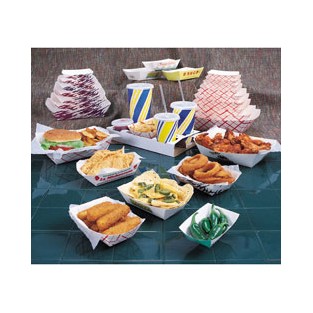 Tray - Red Plaid - 1lb - 250ct