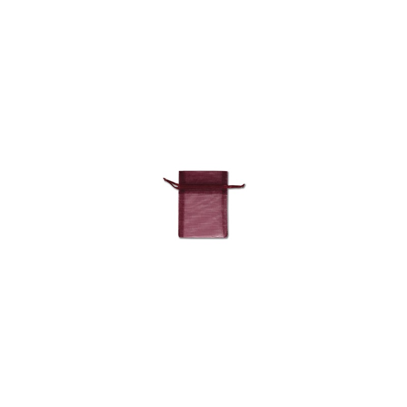 Pouch - Sheer - Burgundy - 3x4 - 10pk
