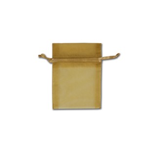 Pouch - Sheer - Gold - 3x4 - 10pk