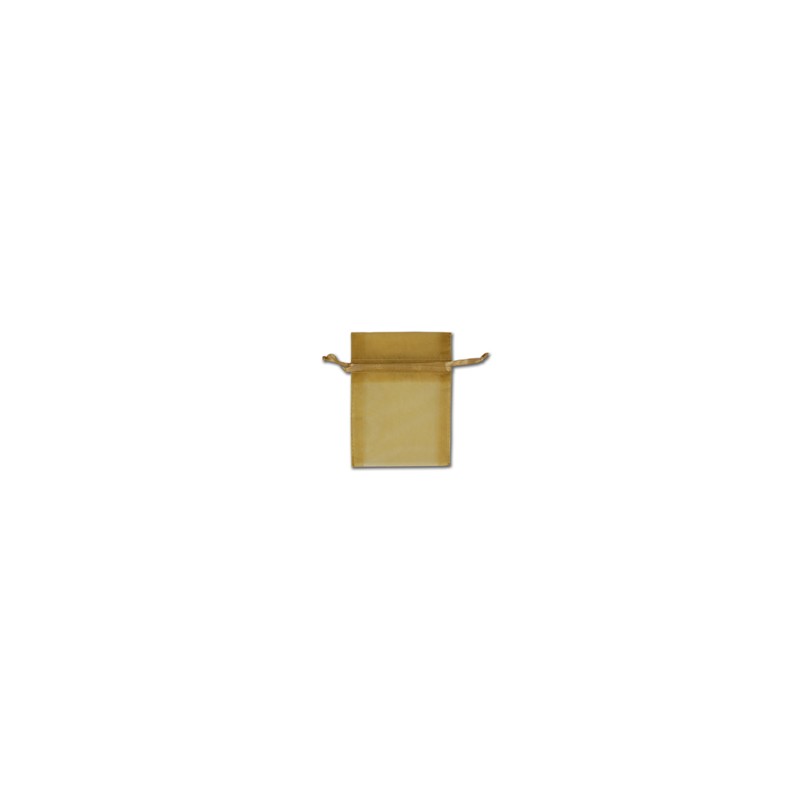 Pouch - Sheer - Gold - 3x4 - 10pk