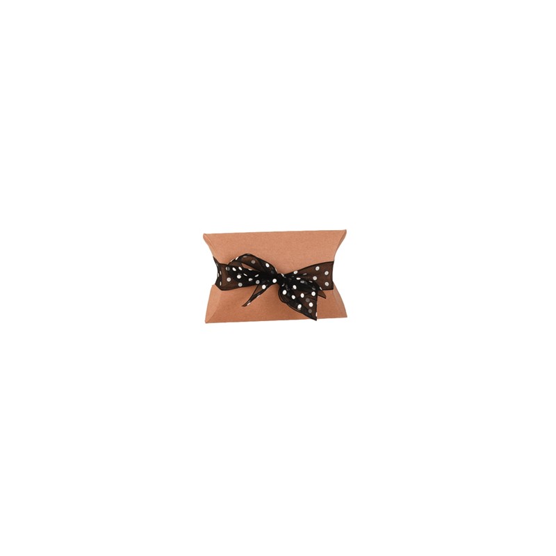 Box - Pillow - Kraft - Brown - 3.5x3x1