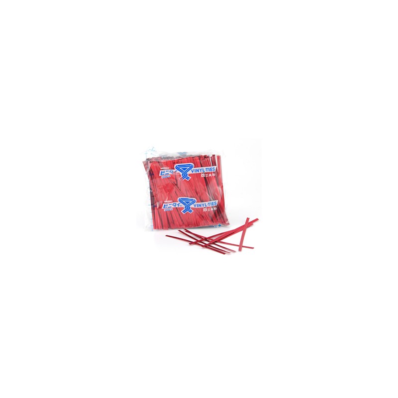 Twist Tie - Metallic Red