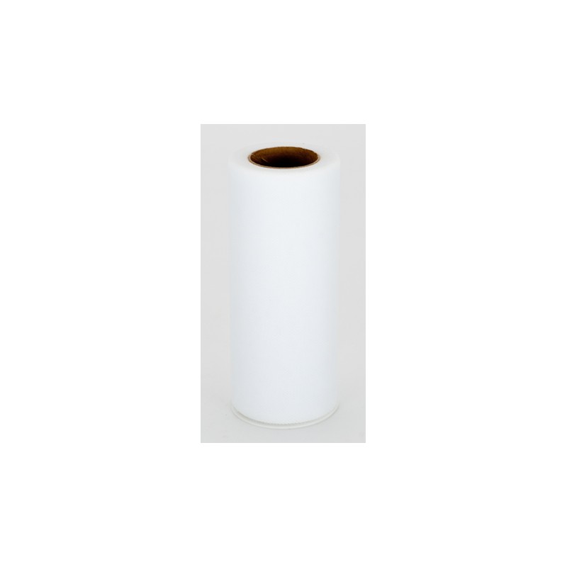 Ribbon - Tulle - 6inx25yd - White
