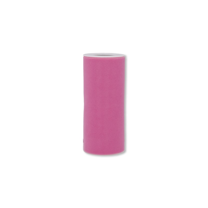 Ribbon - Tulle - 6inx25yd - Hot Pink