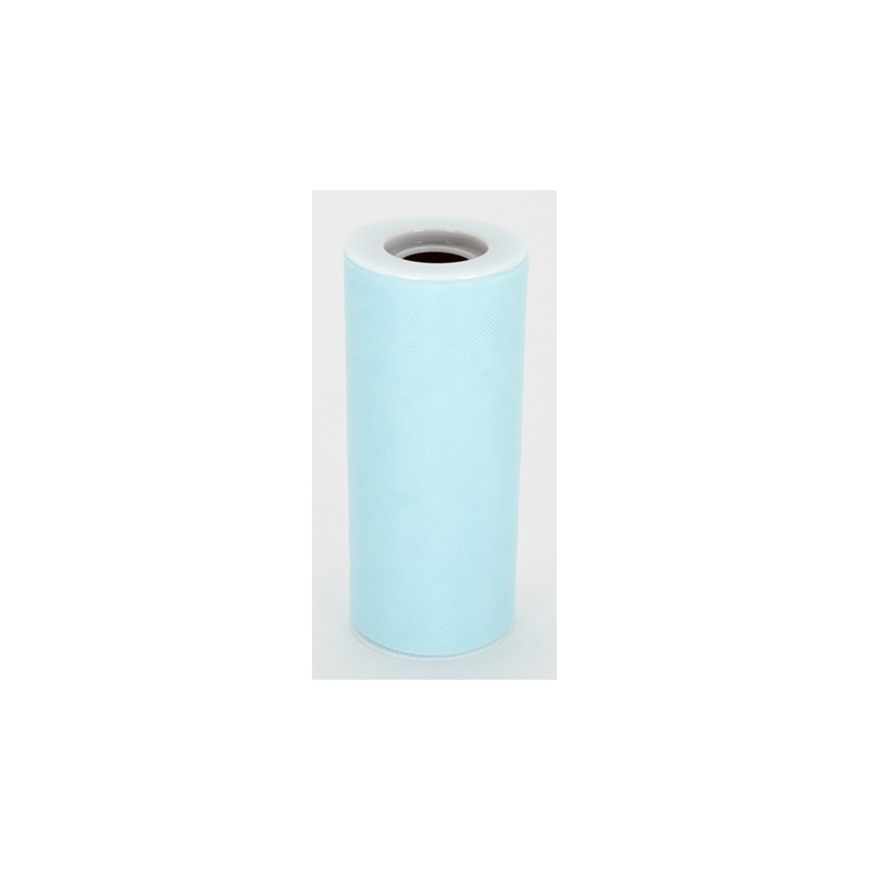 Ribbon - Tulle - 6inx25yd - Aqua