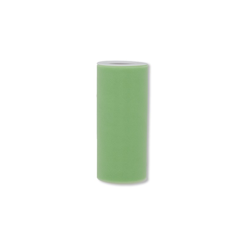 Ribbon - Tulle - 6inx25yd - Lime