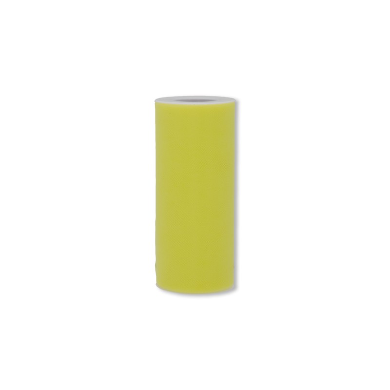 Ribbon - Tulle - 6inx25yd - New Yellow