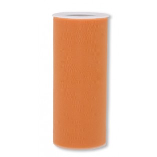 Ribbon - Tulle - 6inx25yd - Orange