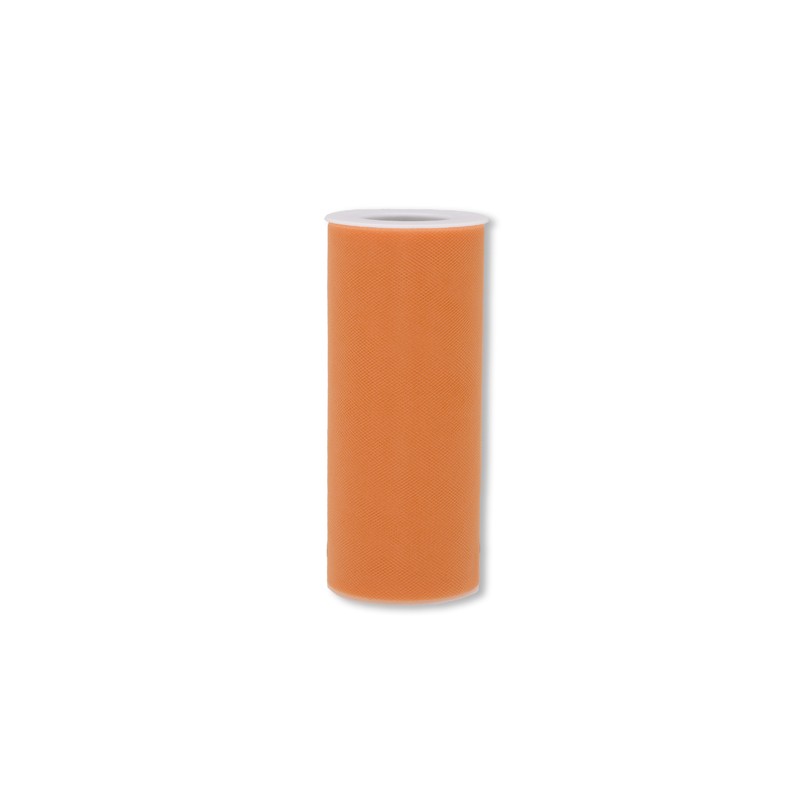 Ribbon - Tulle - 6inx25yd - Orange