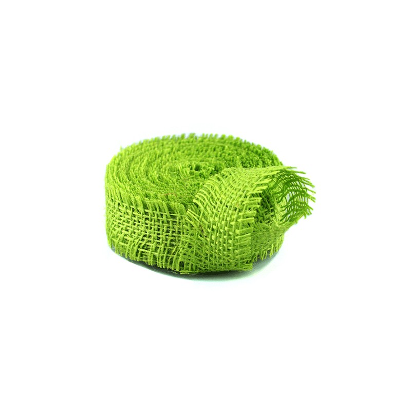 Ribbon Jute - 1.5x10yd - Chartreus