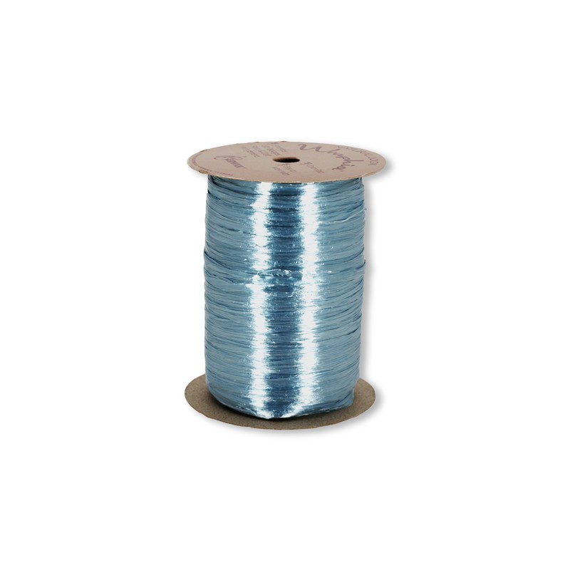 Ribbon - Wraphia - Pearl - 100yd - Light Blue