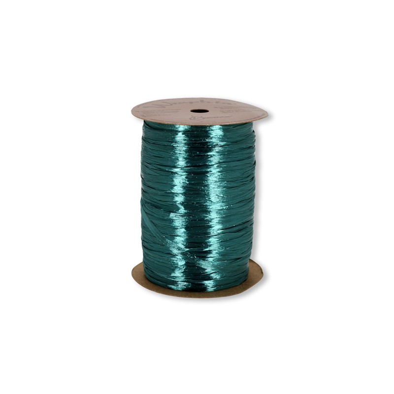 Ribbon - Wraphia - Pearl - 100yd - Teal