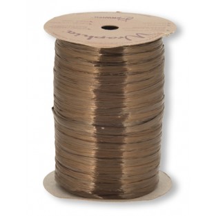 Ribbon - Wraphia - Pearl - 100yd - Milk Chocolate
