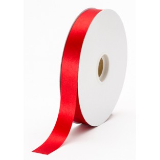 Ribbon - Satin - 7/8in - 100yd - Red