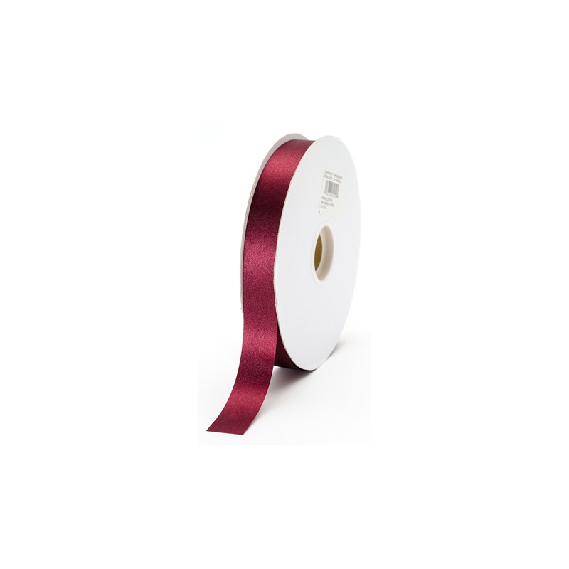 Ribbon - Satin - 7/8in - 100yd - Burgundy