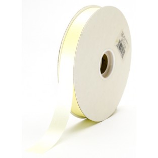 Ribbon - Satin - 7/8in - 100yd - Eggshell