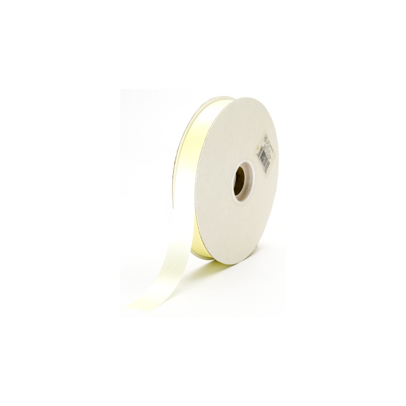 Ribbon - Satin - 7/8in - 100yd - Eggshell