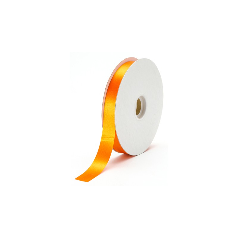 Ribbon - Satin - 7/8in - 100yd - Tangerine