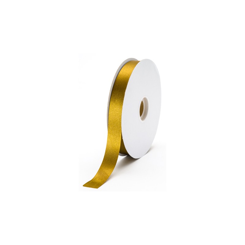Ribbon - Satin - 7/8in - 100yd - Gold