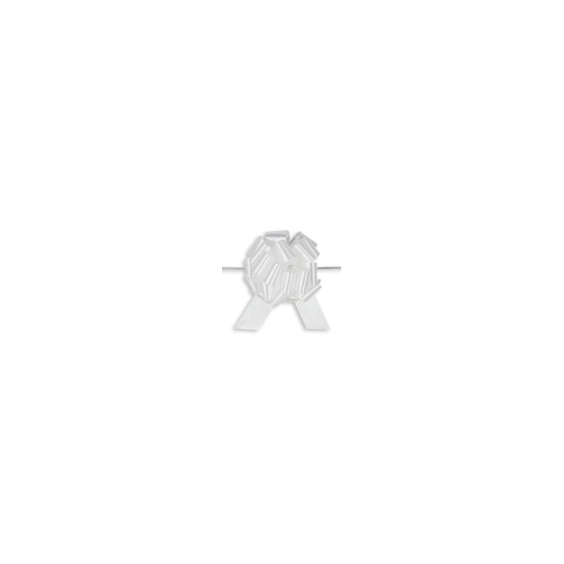 Pull Bow - 4in - White
