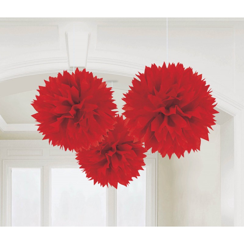 Fluffy - 3pk - Apple Red