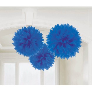 Fluffy - 3pk - Royal Blue