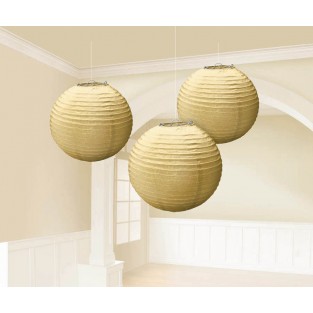 Lantern - 3pk - Gold