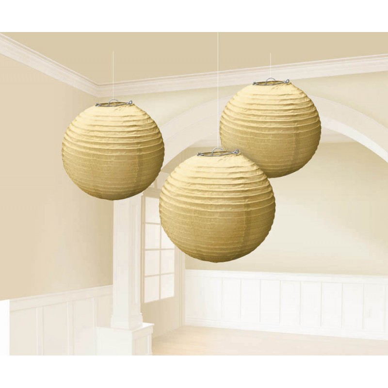 Lantern - 3pk - Gold