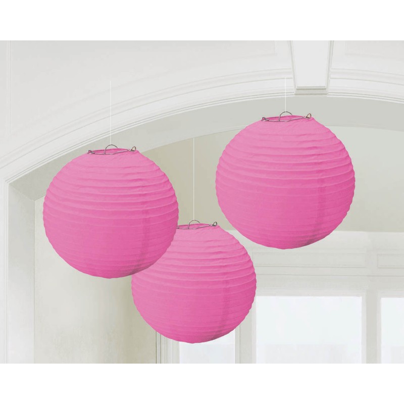 Lantern-Bright Pink-3 pack