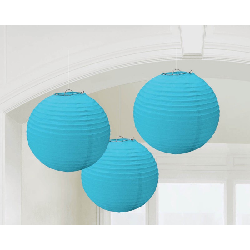 Lantern-Caribbean Blue-3 pack