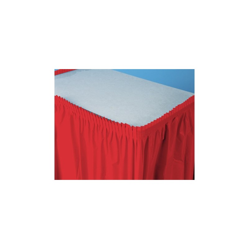 Tableskirt-Classic Red