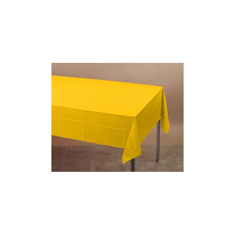 Tablecover-Plastic-School Bus Yellow-54x108