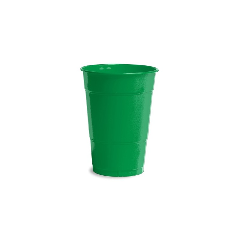 Cup-Plastic-Emerald Green-16 ounce-20 count
