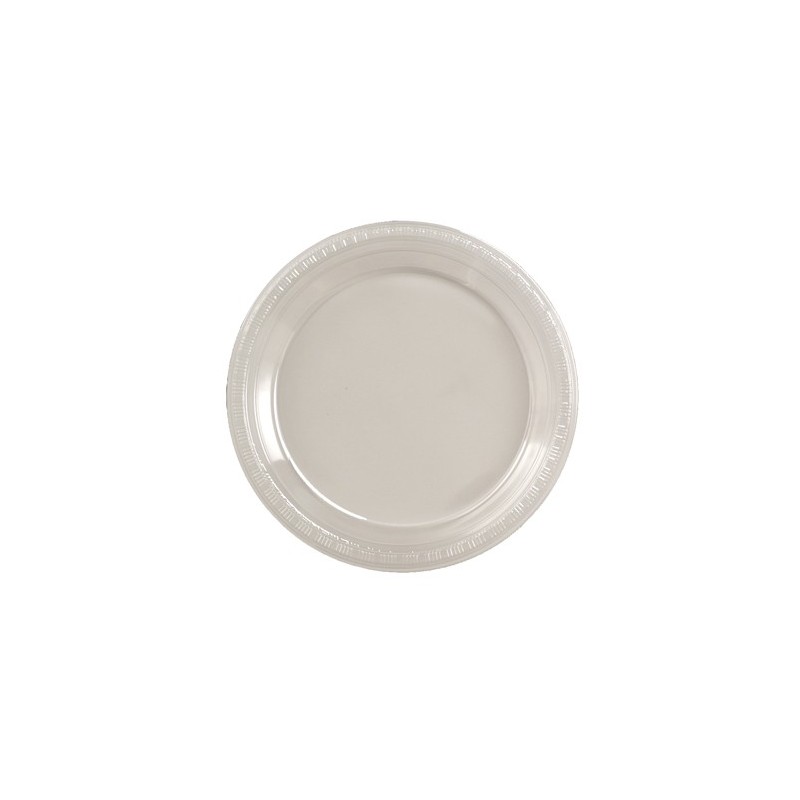 Plate-Plastic-Clear-7 inch-20 count