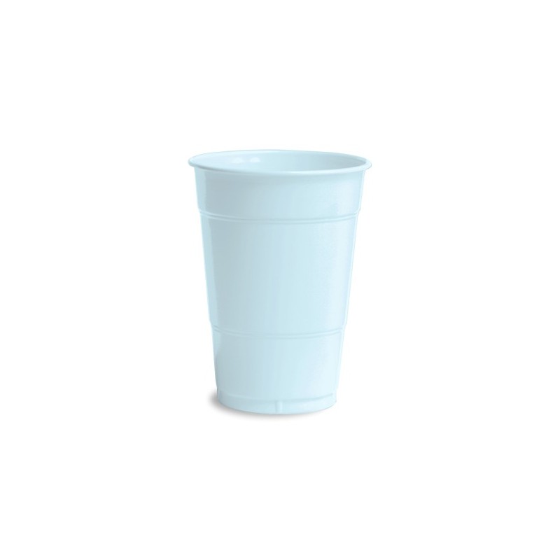 Cup-Plastic-Pastel Blue-16 ounce-20 count