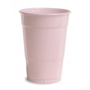 Cup-Plastic-Classic Pink-16 ounce-20 count