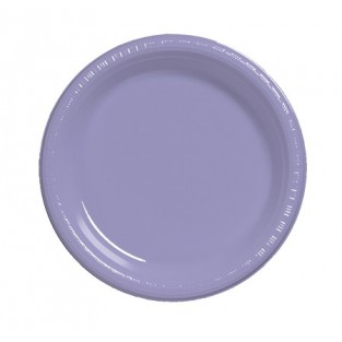 Plate-Plastic-Lavender-10 inch-20 count