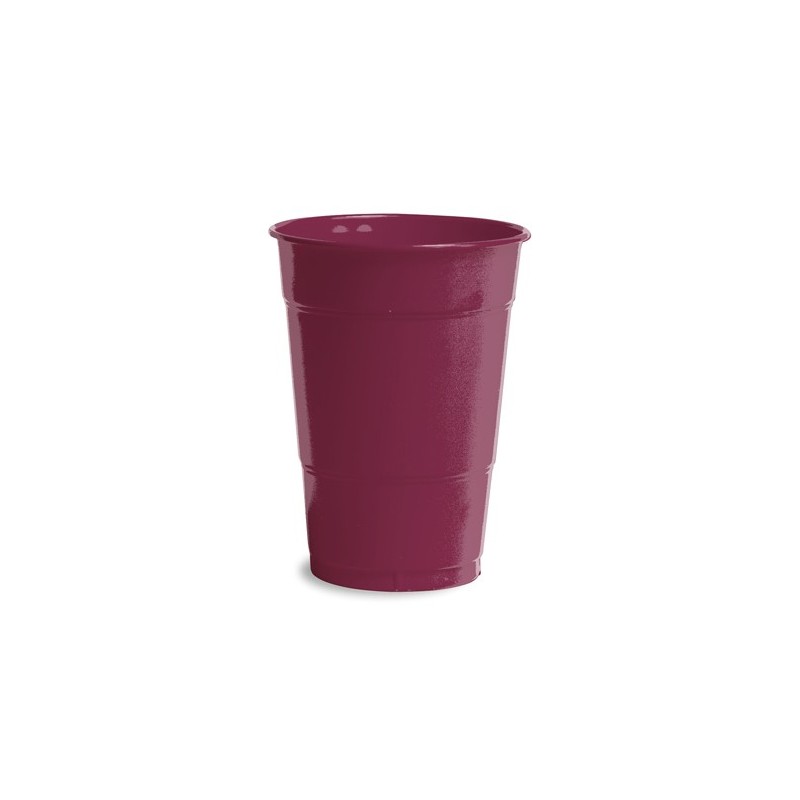 Cup-Plastic-Burgundy-16 ounce-20 count