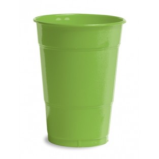 Cup-Plastic-Fresh Lime-16 ounce-20 count