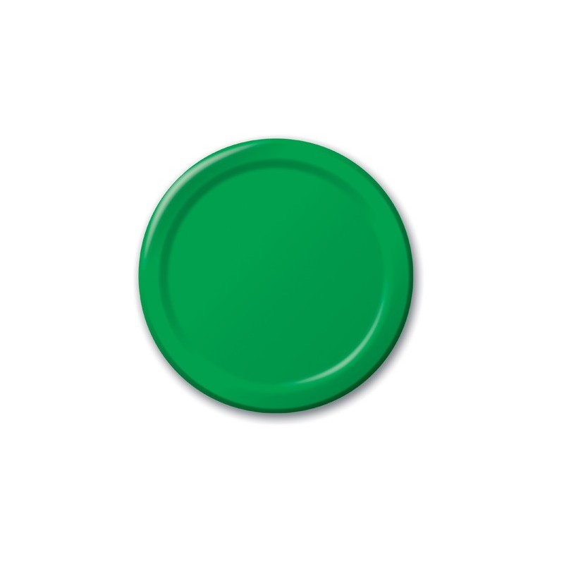 Plate-Paper-Emerald Green-9 inch-24 count