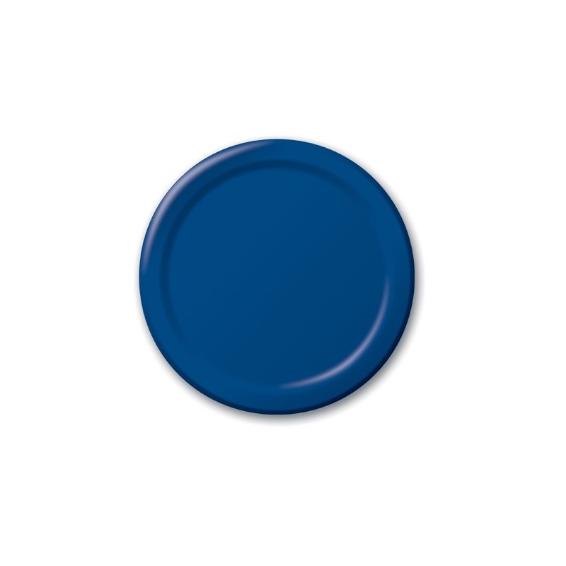 Plate-Paper-Navy-9 inch-24 count