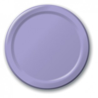 Plate-Paper-Lavender-9 inch-24 count