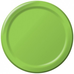 Plate-Paper-Fresh Lime-9 inch-24 count