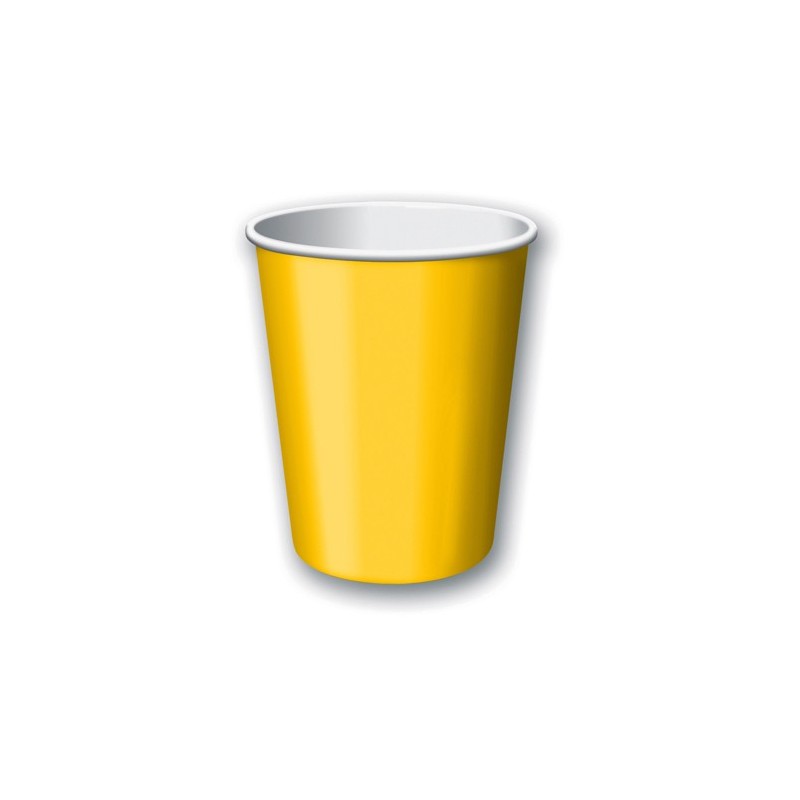 Cup-School Bus Yellow-9 ounce-24 pack