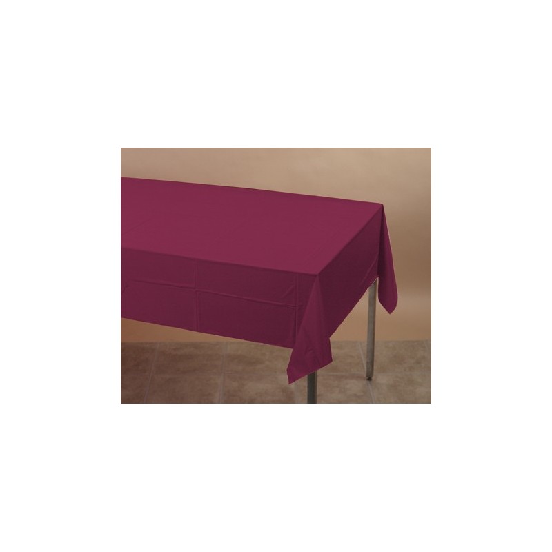 Tablecover-Plastic-Burgundy-54x108