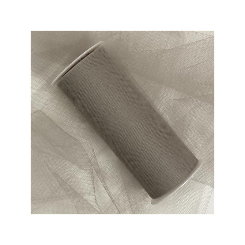 Ribbon - Tulle - 6inx25yd - Silver